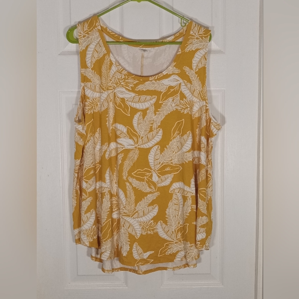 tropical Tank Top Old Navy LUXE Plus Size